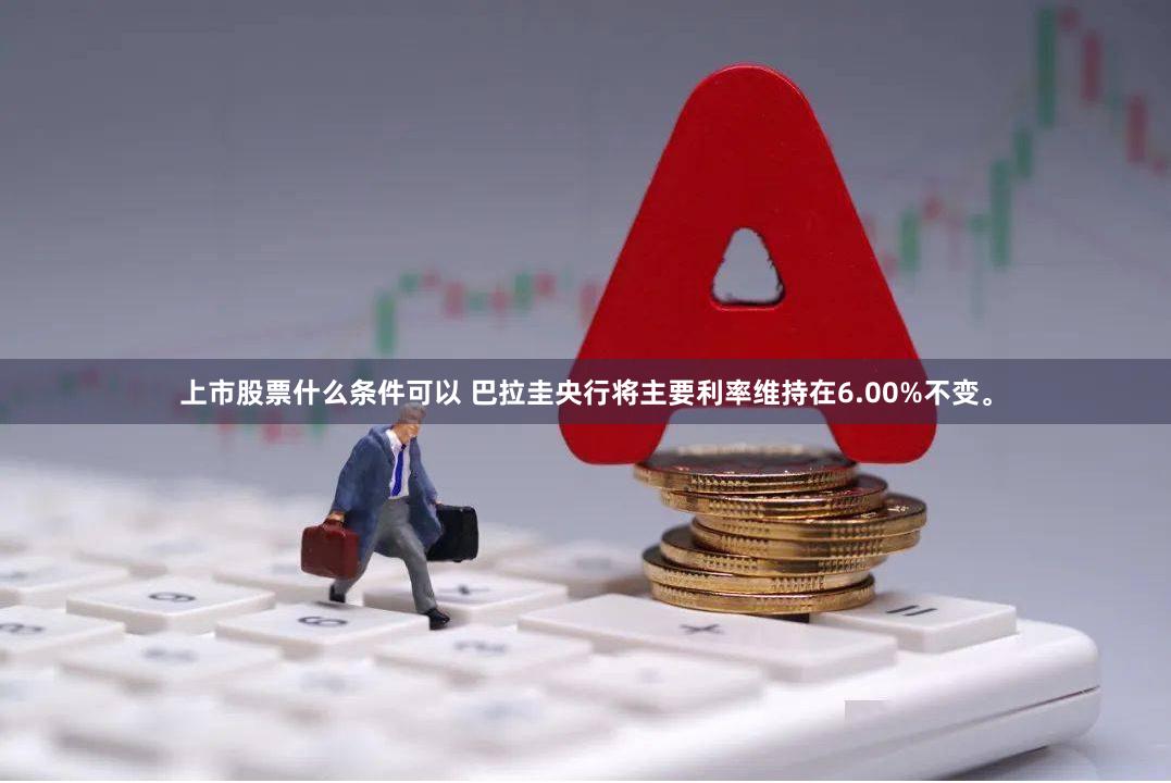 上市股票什么条件可以 巴拉圭央行将主要利率维持在6.00%不变。