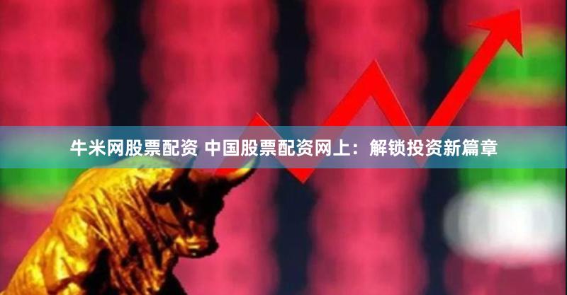 牛米网股票配资 中国股票配资网上：解锁投资新篇章
