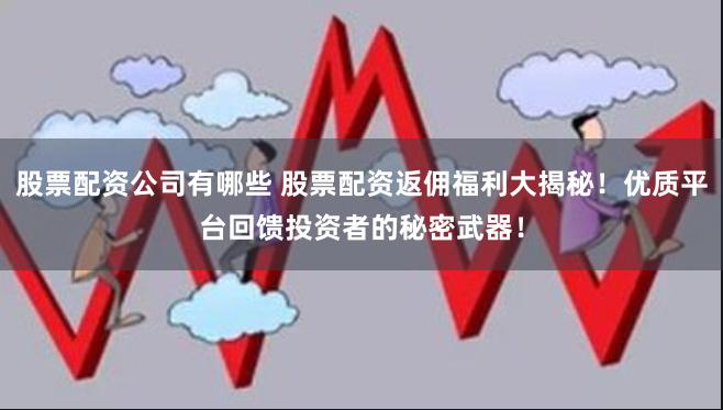 股票配资公司有哪些 股票配资返佣福利大揭秘！优质平台回馈投资者的秘密武器！