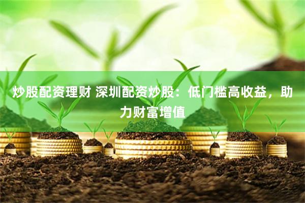 炒股配资理财 深圳配资炒股：低门槛高收益，助力财富增值